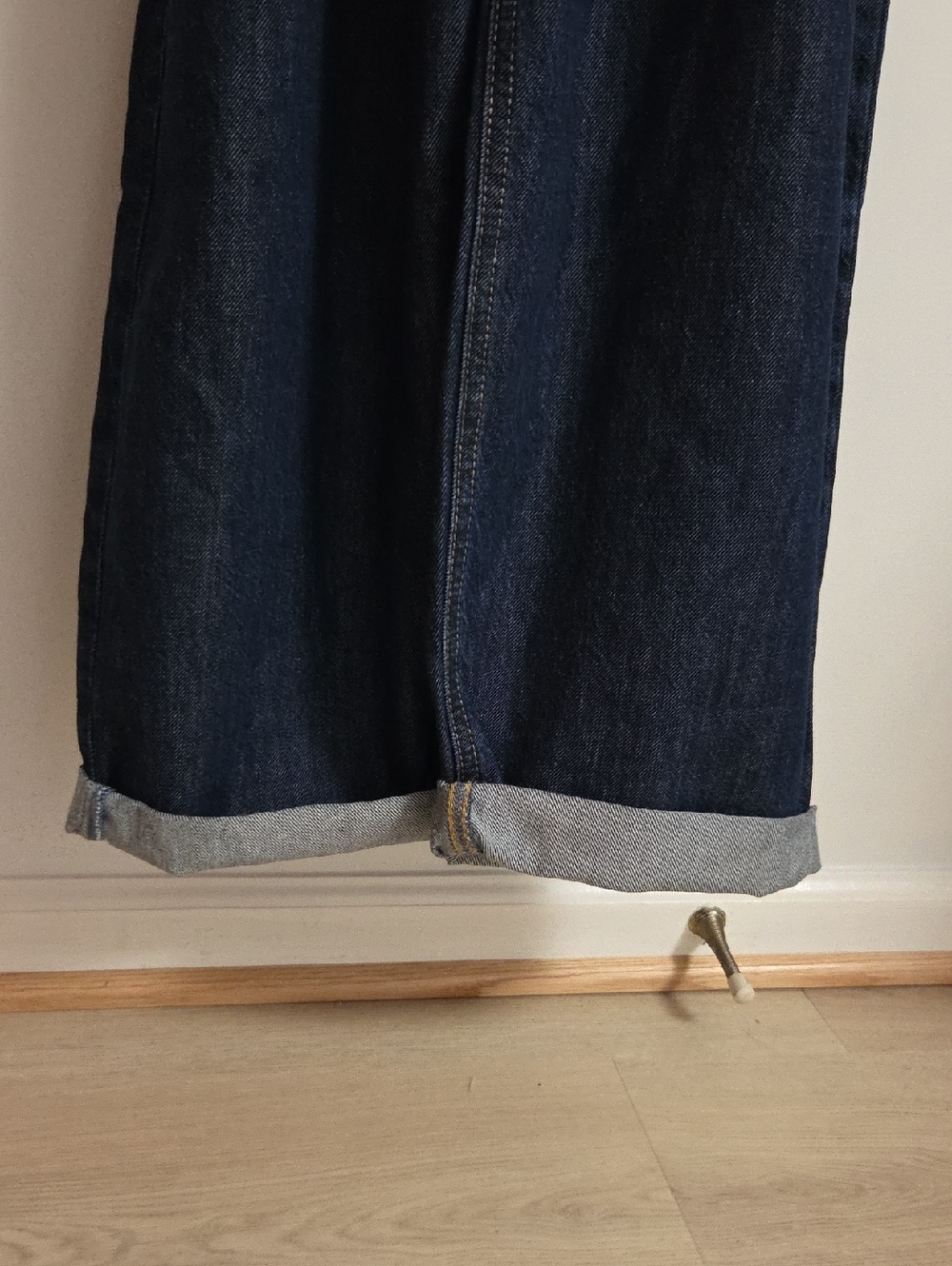 ETICA KAAN BIRDIE HALTER Denim JUMPSUIT Medium NWT - Picture 9 of 12